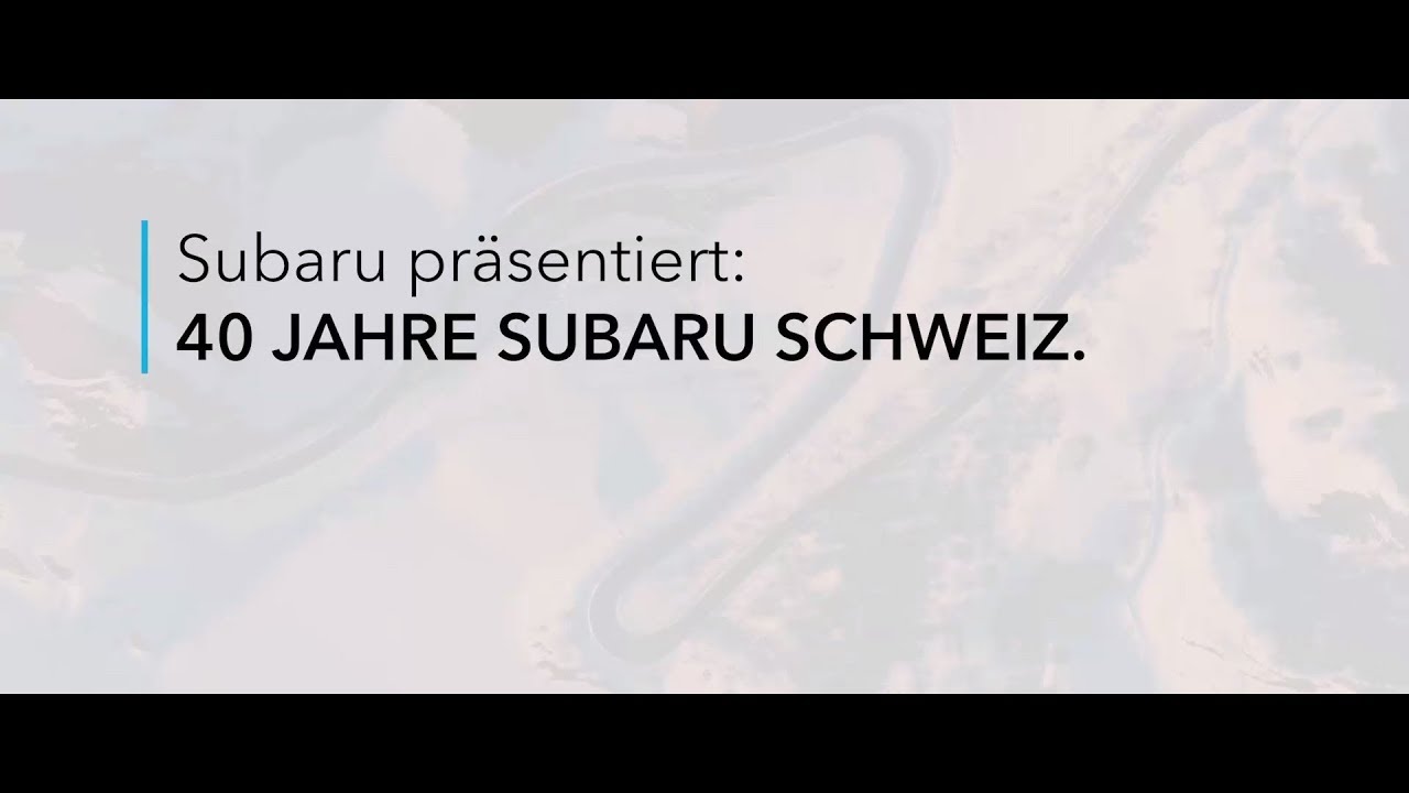40 Jahre Subaru Schweiz