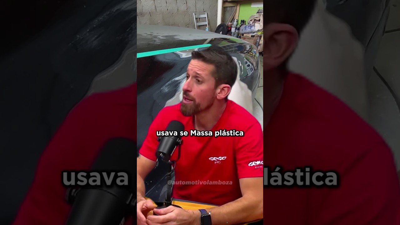 Antigamente usava massa pl&aacute;stica nos carros! #automotivo #gearhead #funilaria #massa