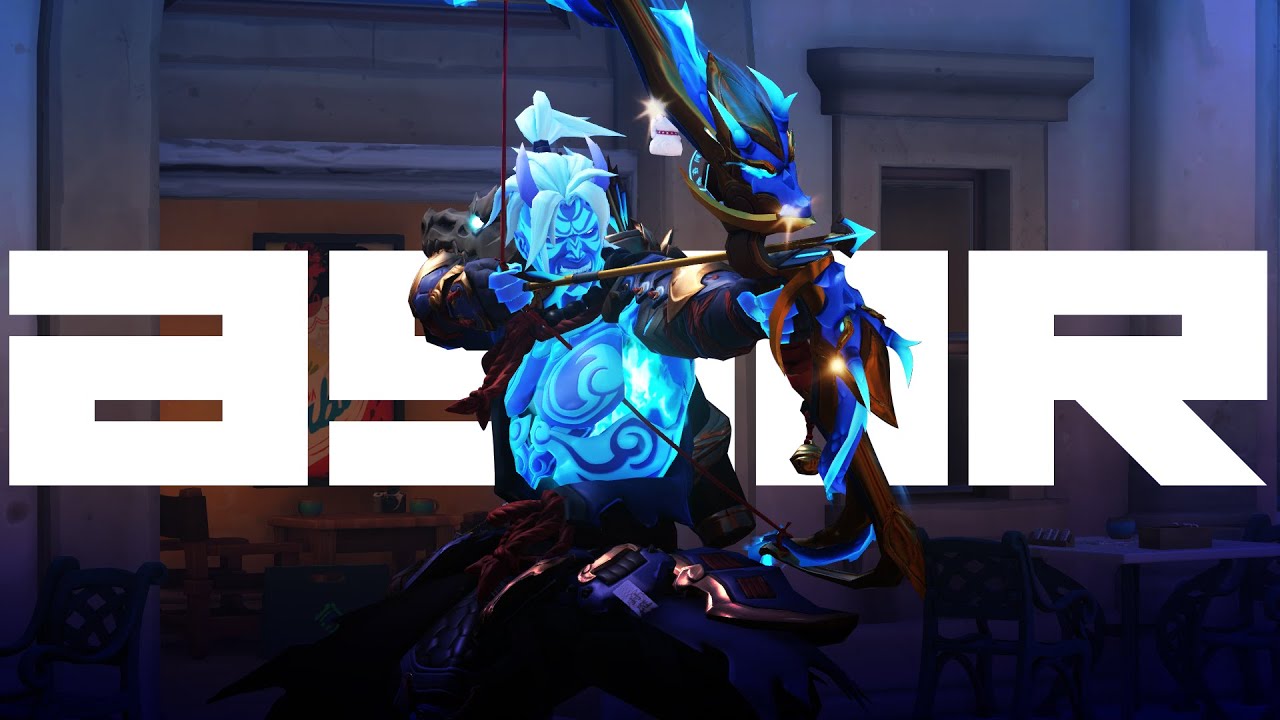 ASMR overwatch | chill hanzo gameplay🐉 | keyboard sounds, whispering, rambling