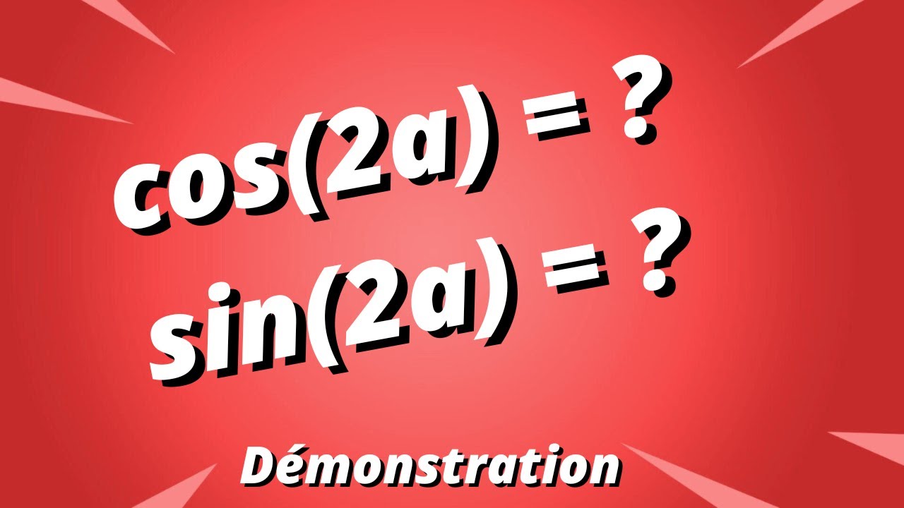 Formules de duplication - démonstration