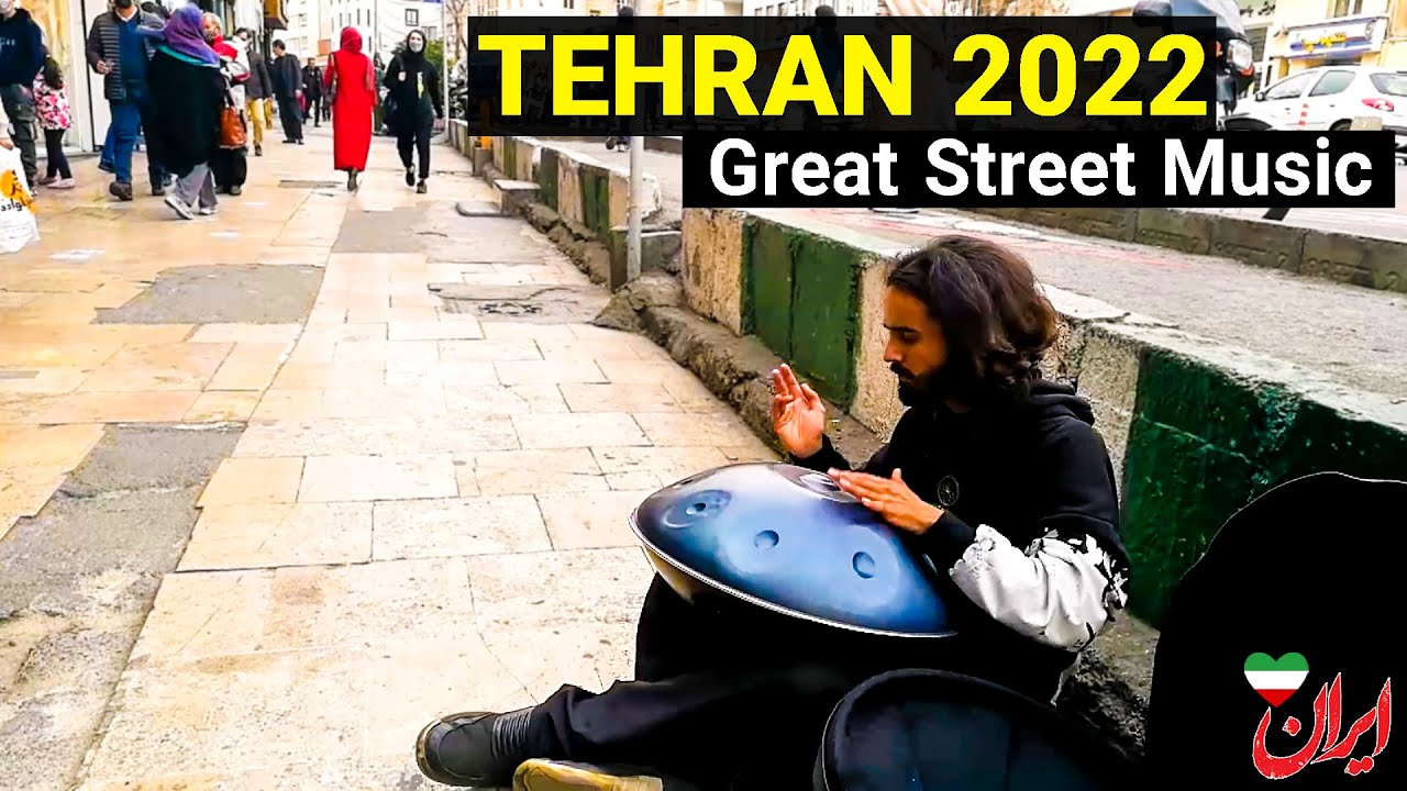 Tehran 2022 🇮🇷 - Great Street Music - Hang Drum | IRAN / موزیک خیابانی تهران