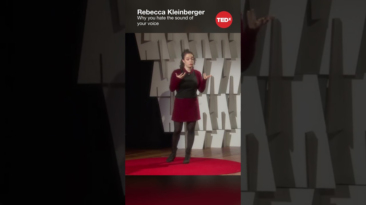 Why you hate the sound of your voice #shorts #tedx