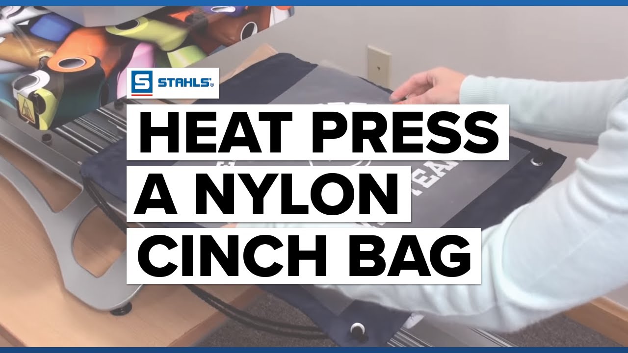 How to Heat Press a Nylon Cinch Bag