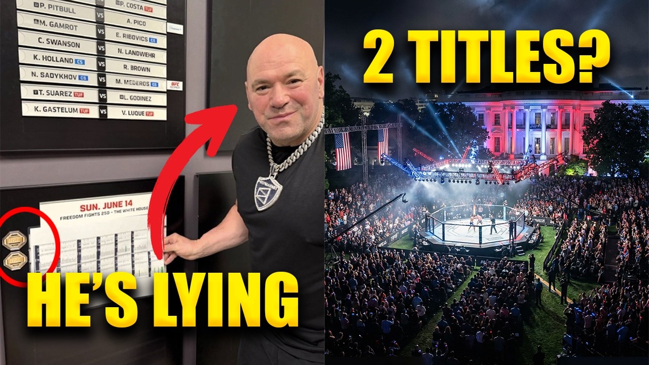 Dana White & The UFC Is Lying About The White House Card