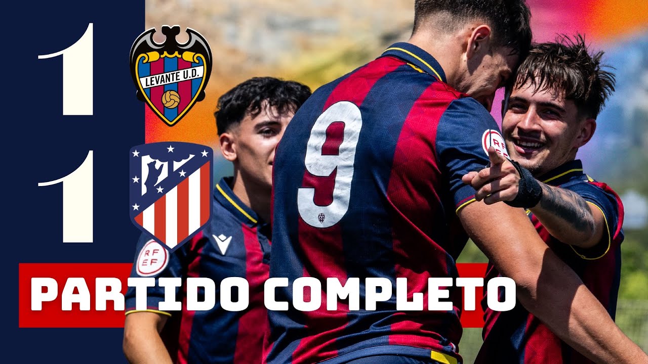 JUVENIL A | Levante UD 1-1 Atlético de Madrid (1/4 de Final - Copa de Campeones)