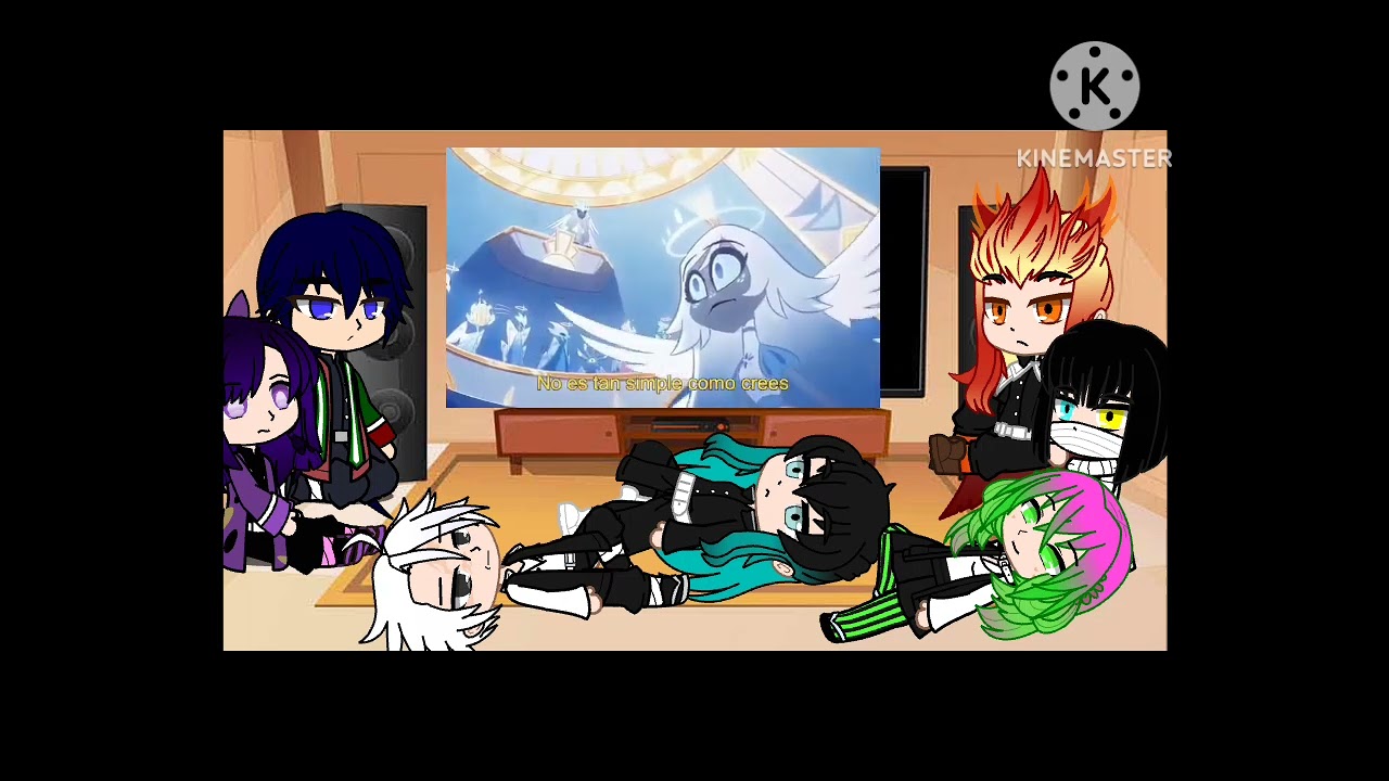 los pilares de kny reaccionan a hazbin hotel *no lo sabías*