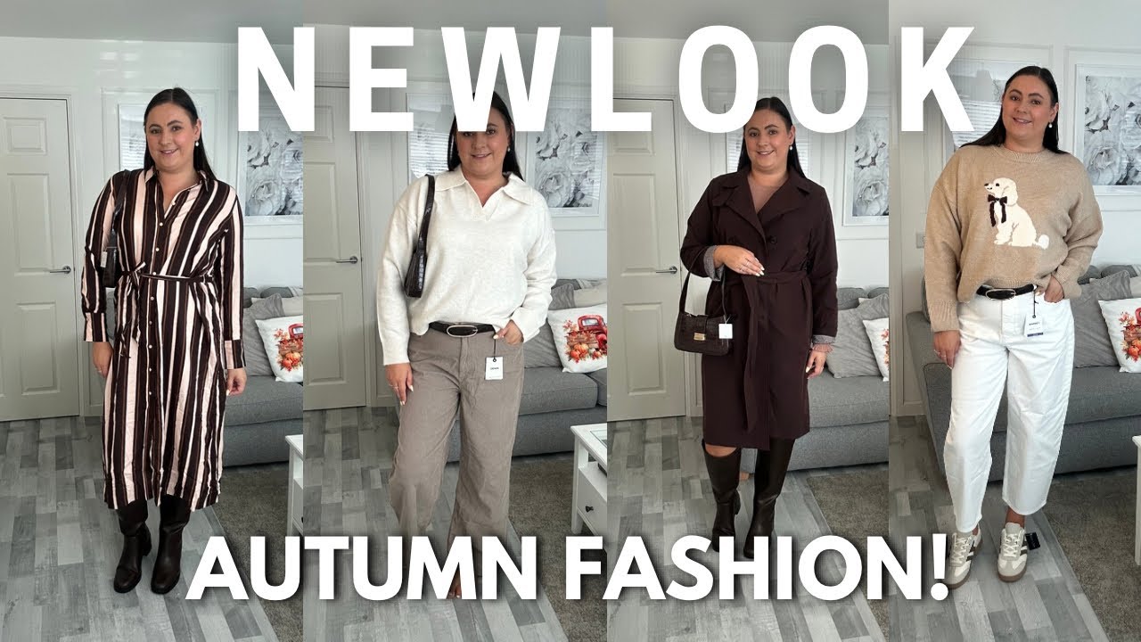 Примерка осенних образов New Look | Уютные наряды и базовые вещи