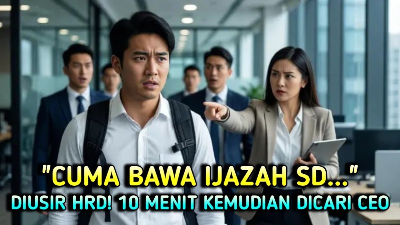 “CUMA LULUSAN SD?” DIUSIR HRD TANPA WAWANCARA, 10 MENIT KEMUDIAN CEO TURUN TANGAN MENCARINYA!