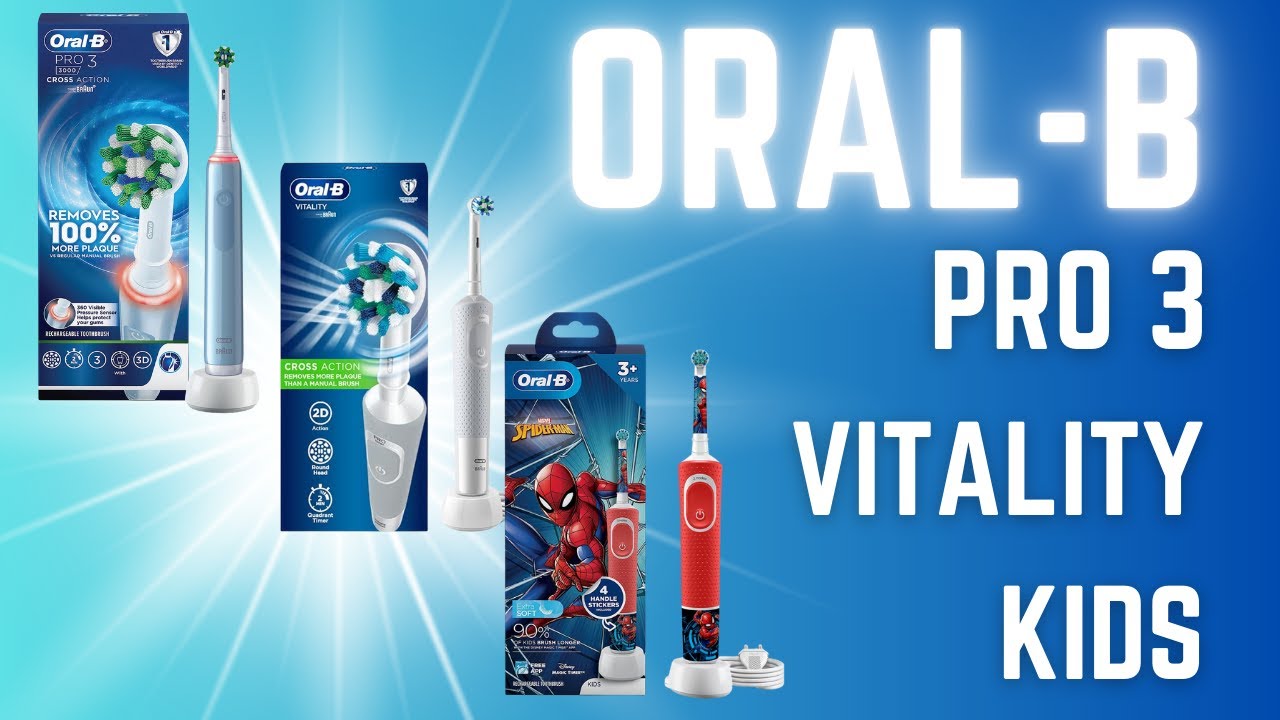 Oral-B Electric Brush Comparison 🔥 Pro 3 vs Vitality vs Spiderman Kids | Best for Adults & Kids