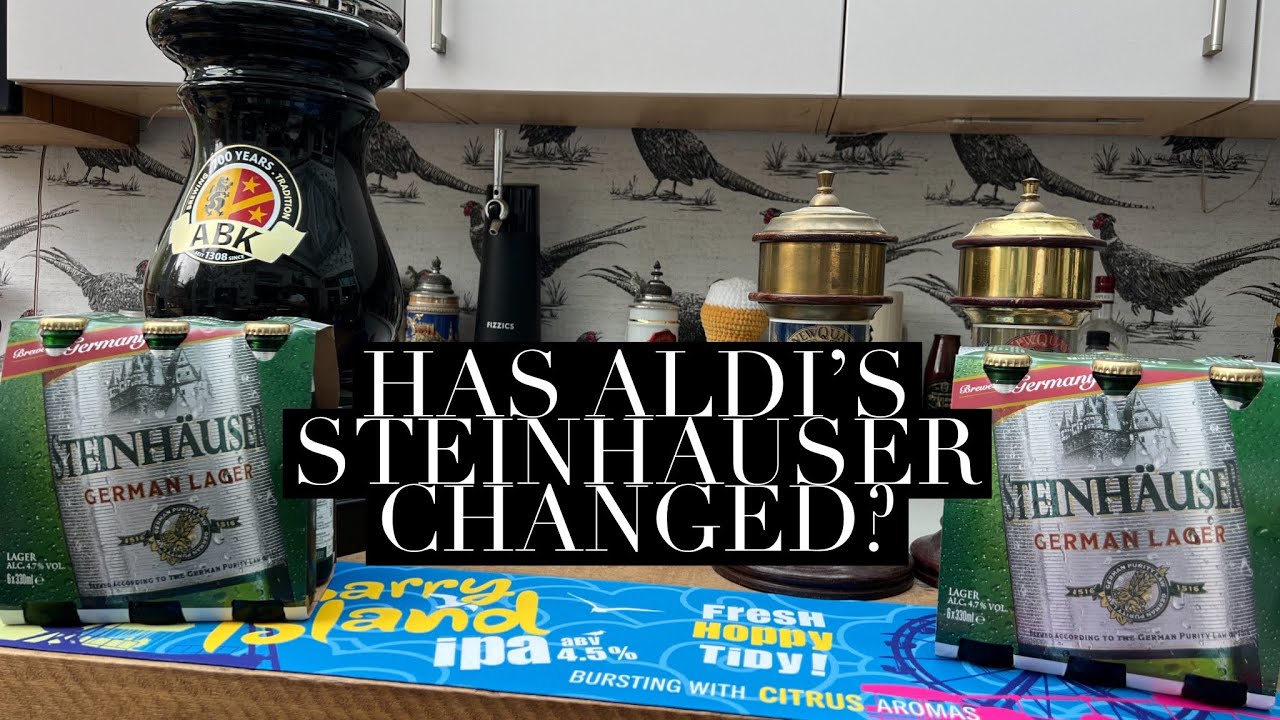 Has Aldi's Steinh&auml;user Lager Changed? , Aldi Steinh&auml;user Lager Vs New Aldi Steinh&auml;user Lager