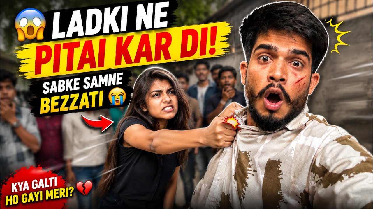 Ladki ne pitai kar di 😱😂 || shooting gone wrong || #trending #viral #vlog 