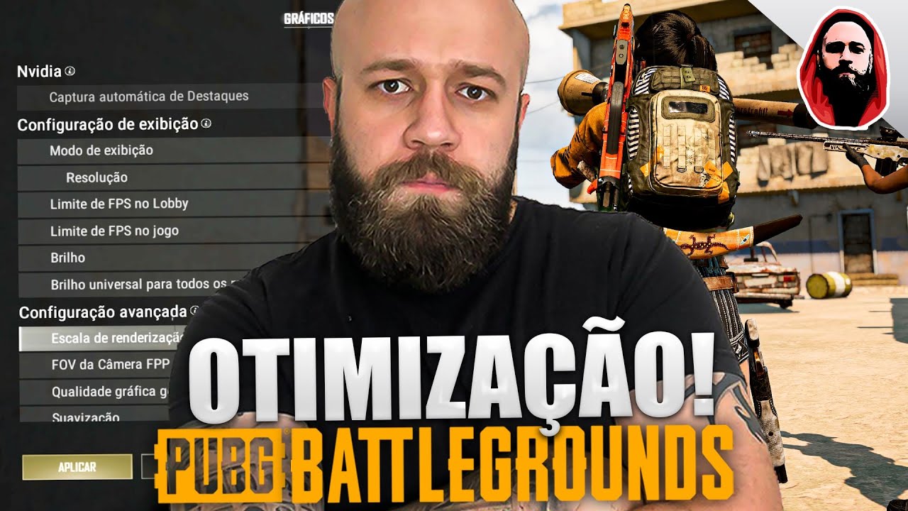 COMO AUMENTAR SEU FPS E DESEMPENHO NO PUBG GRATIS !