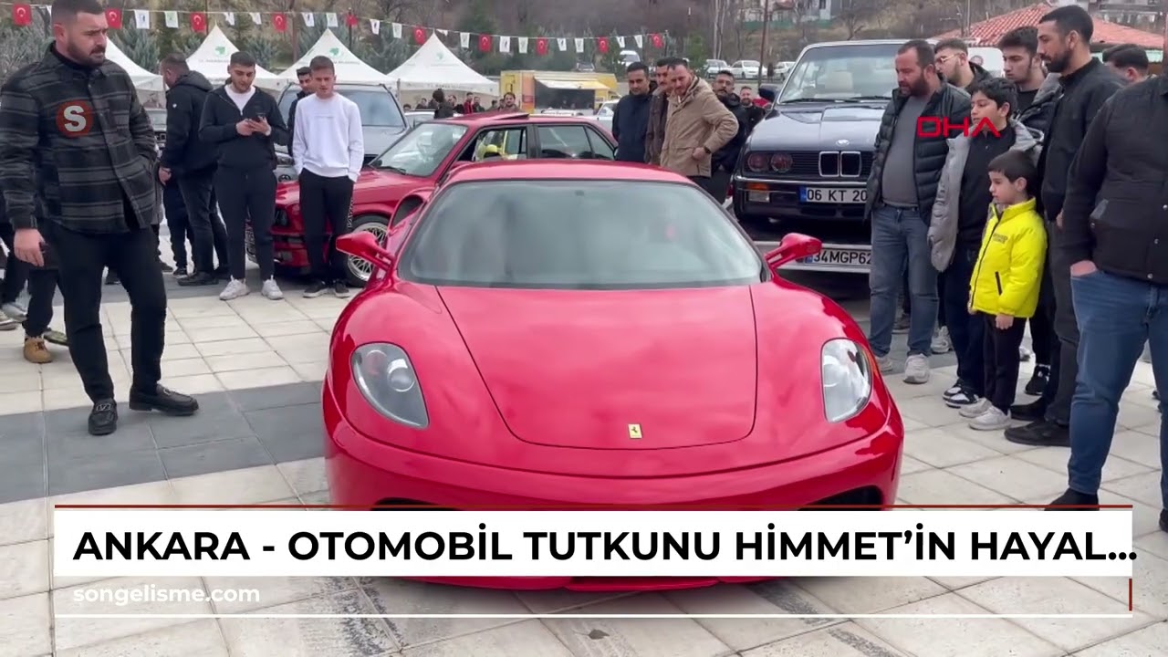 Ankara - Otomobil tutkunu Himmet'in hayali için yüzlerce araçla konvoy