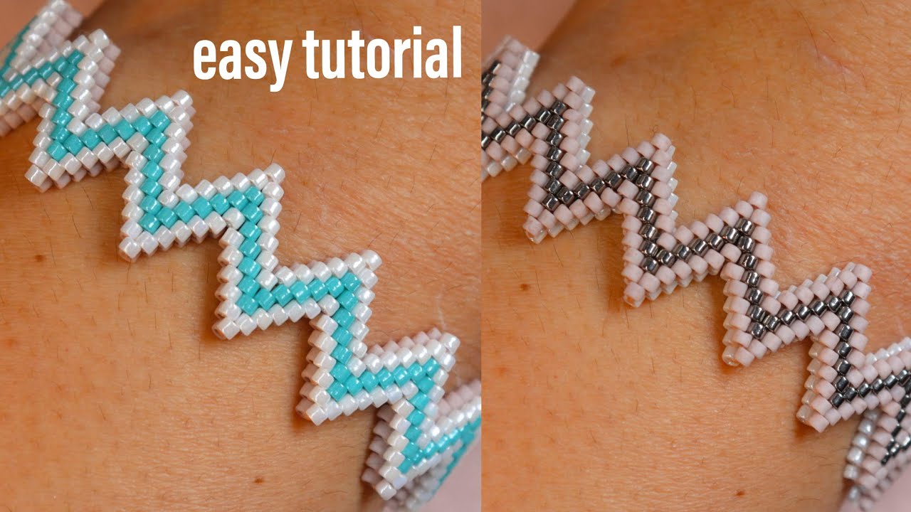Beaded Double Layer zig zag Bracelet Stylish and Simpel