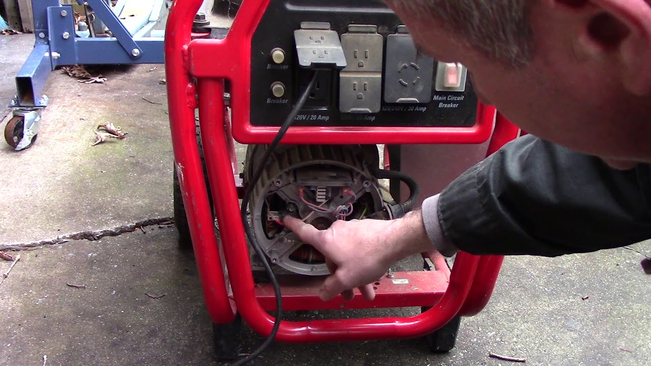 Генератор Troy-Bilt не заряжается