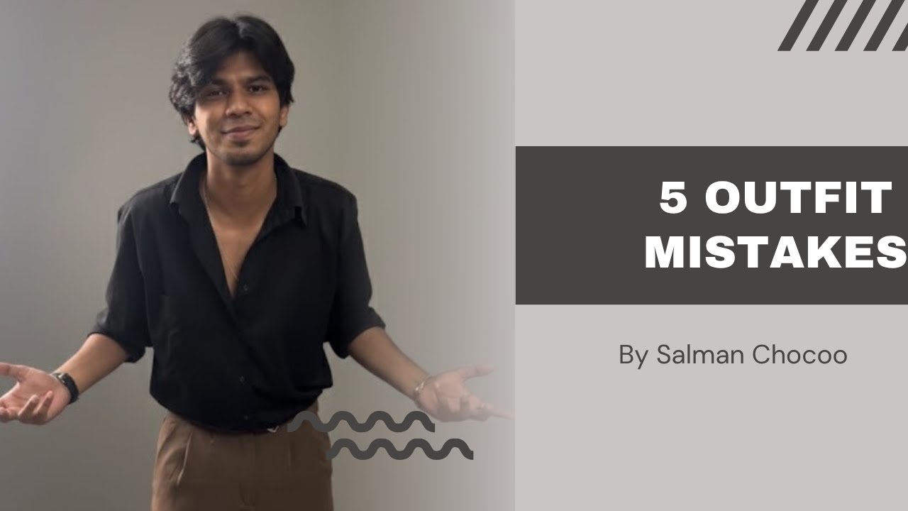 “5 Fashion Mistakes Most Men Still Make 😱 | Stop Doing These Now! 👕🔥”