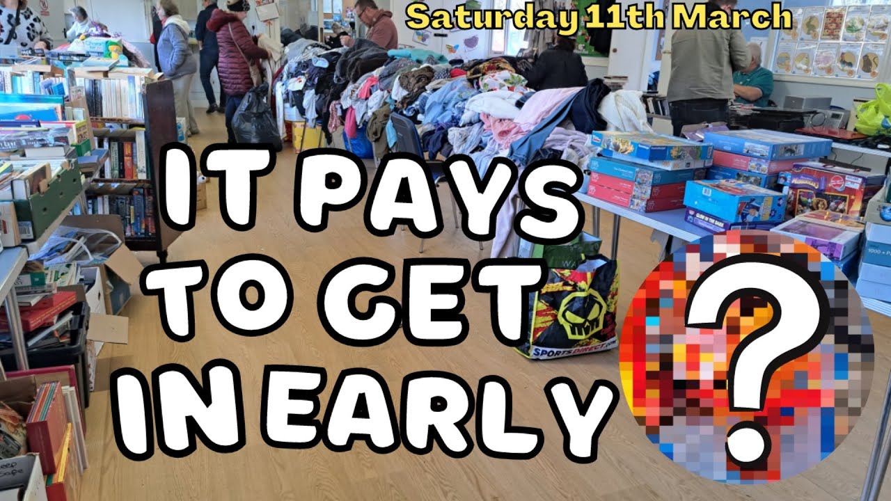 Best Jumble sale of the year | Fill a bag is good | It pays to get in early | Saturday 11th March