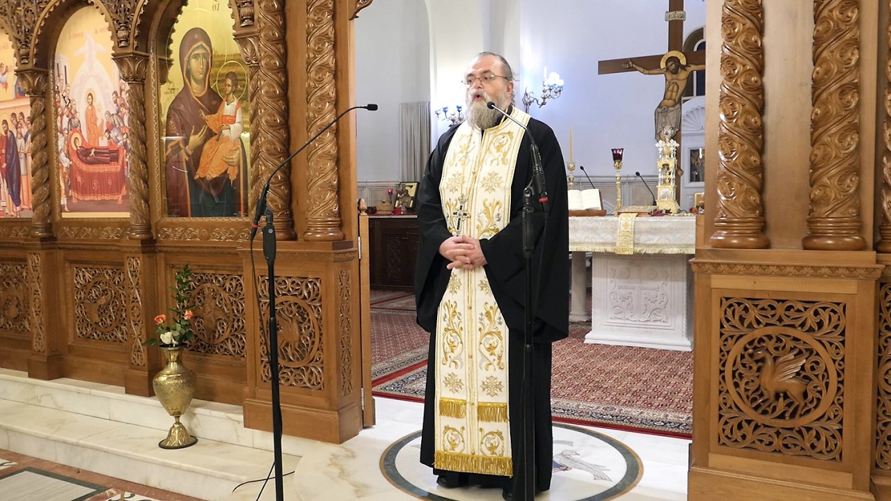 ΟΜΙΛΙΑ ΤΟΥ ΙΕΡΟΚΗΡΥΚΟΣ ΤΗΣ ΜΗΤΡΟΠΟΛΕΩΣ ΜΑΣ,  ΠΑΝΟΣ. ΑΡΧΙΜΑΝΔΡΙΤΗ ΠΑΤΡΟΣ ΘΕΟΚΛΗΤΟΥ ΜΕΝΤΗ - 13/3/2026.