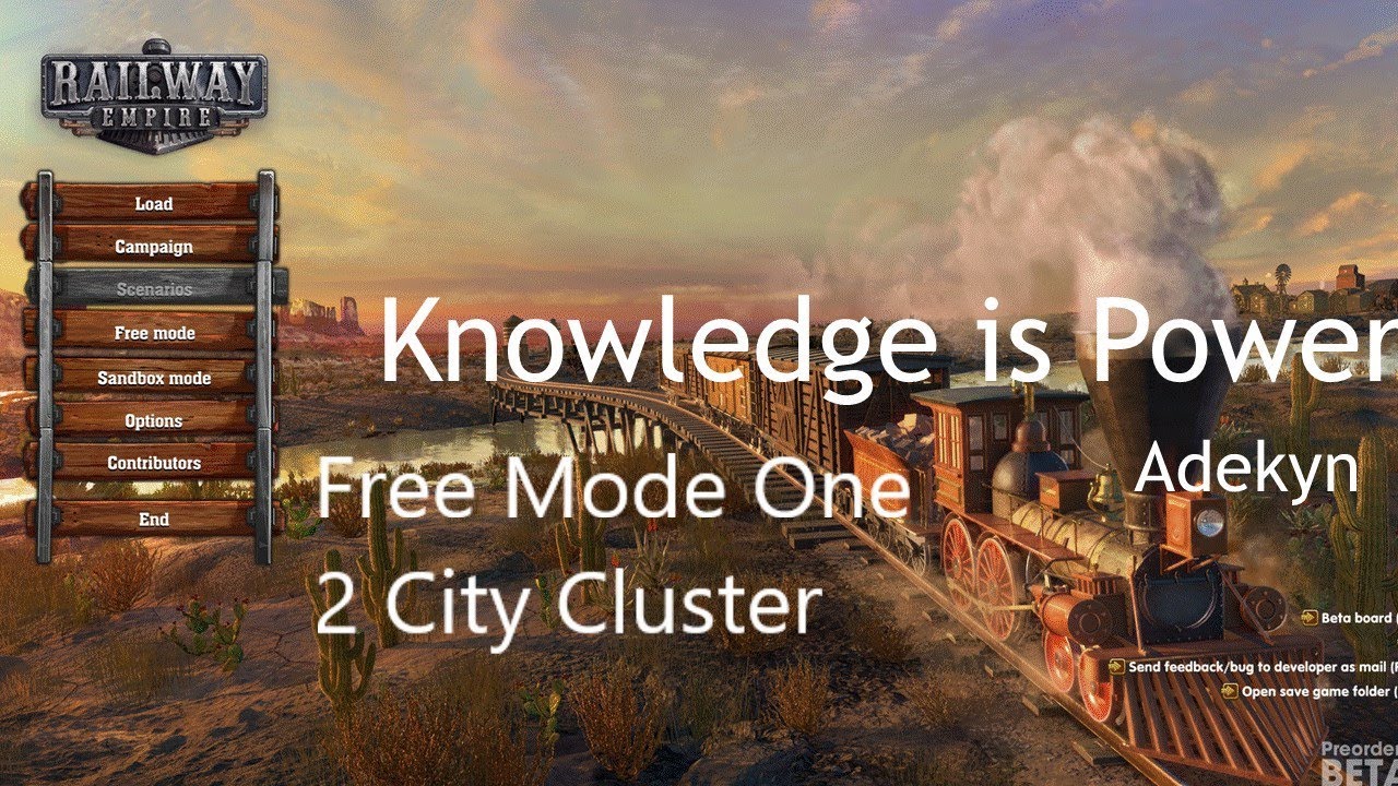 Railway Empire Free Mode 2 City Cluster - Rapid City Growth