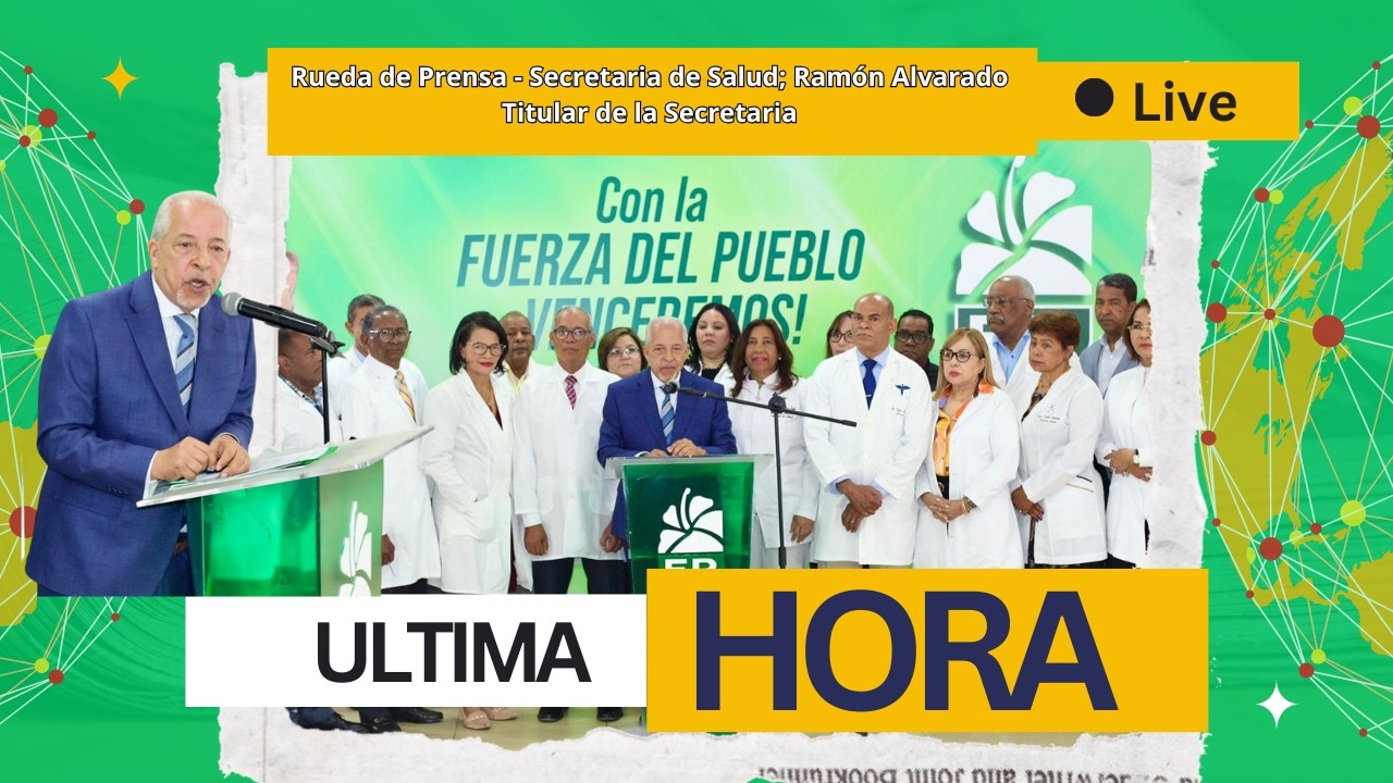 Rueda de Prensa - Secretaria de Salud; Ramón Alvarado Titular de la Secretaria