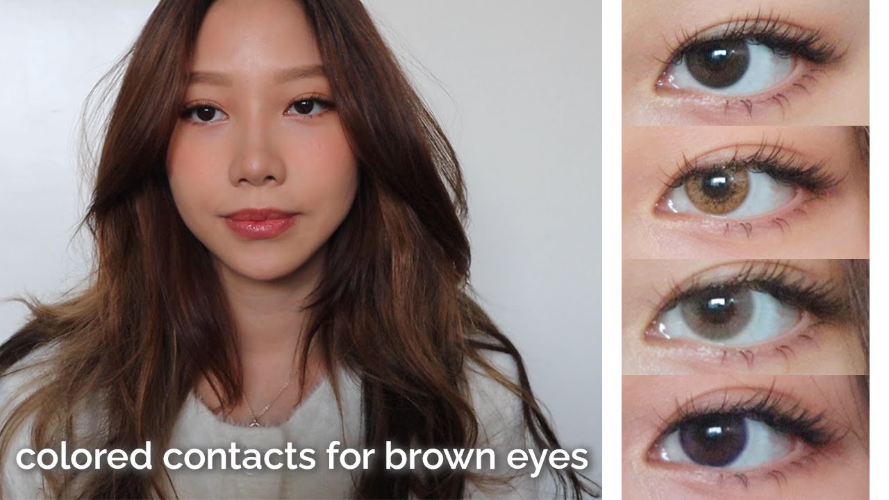 👁 Color Contacts for Brown Eyes 👁 | ft.TTDEYE Unboxing/Review