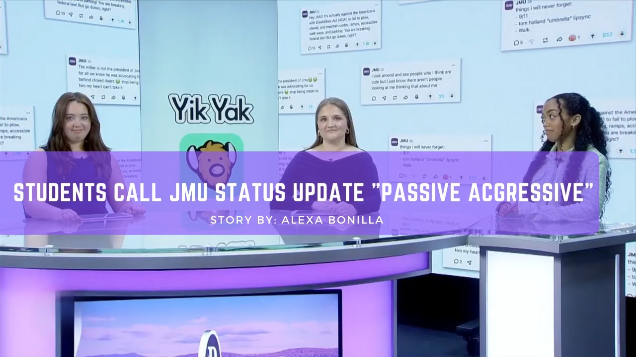 Students call JMU status update "passive agressive"