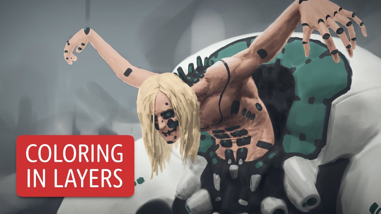 Easy Coloring Of BW Painting - Just Works!