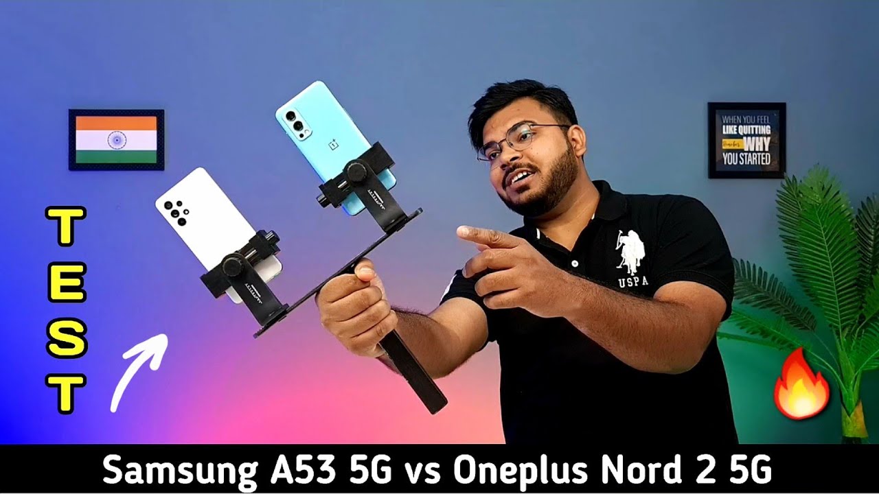 Samsung A53 5G vs Oneplus NORD 2 5G in hindi | BGMI Test ,Camera , speed test & many More |