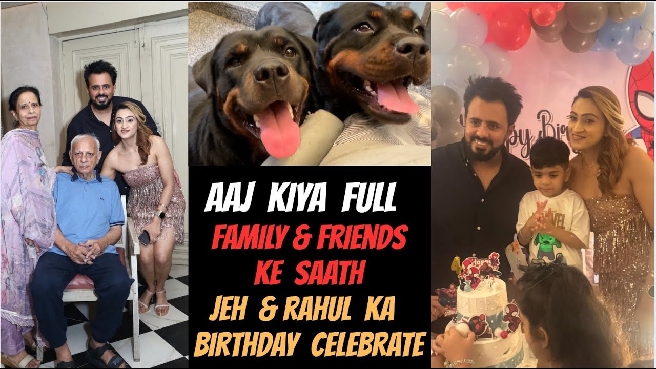 Aaj Full Family Ke Saath Manaya Rahul & Jeh Ka Birthday Kiya Celebrate !!!