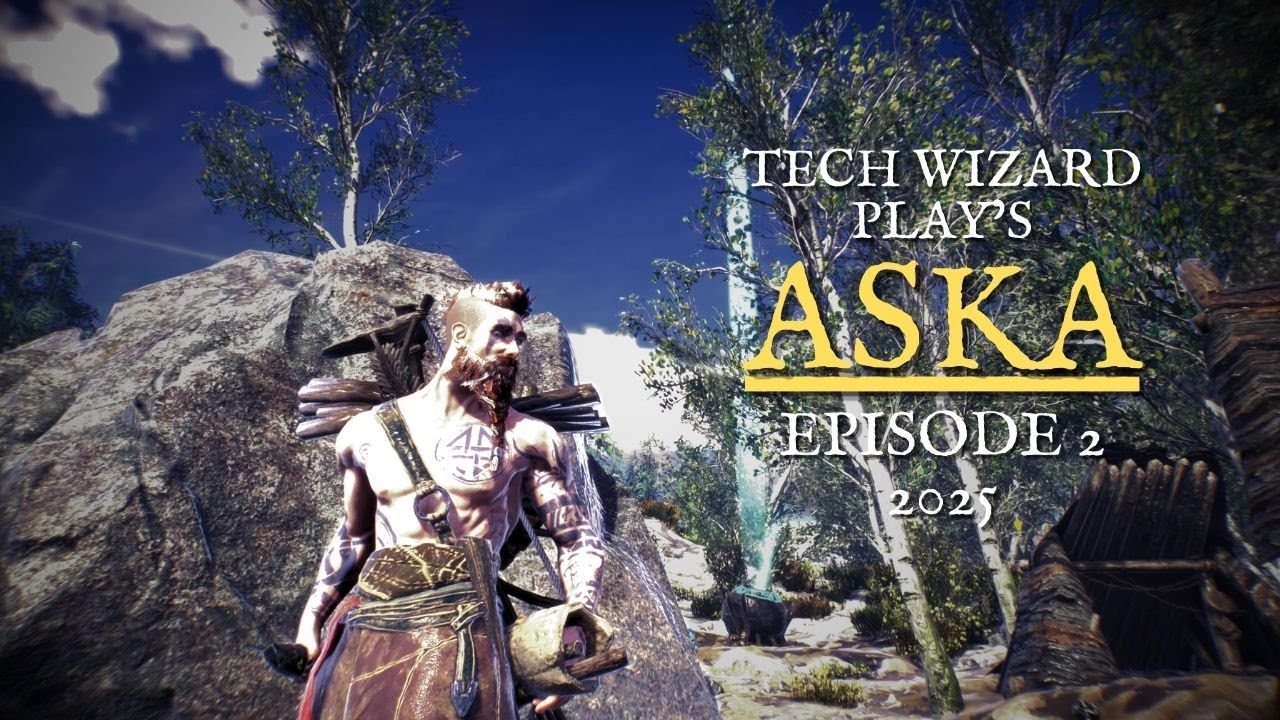 ASKA 2025 Ep. 2 - Building the First Viking Settlement!