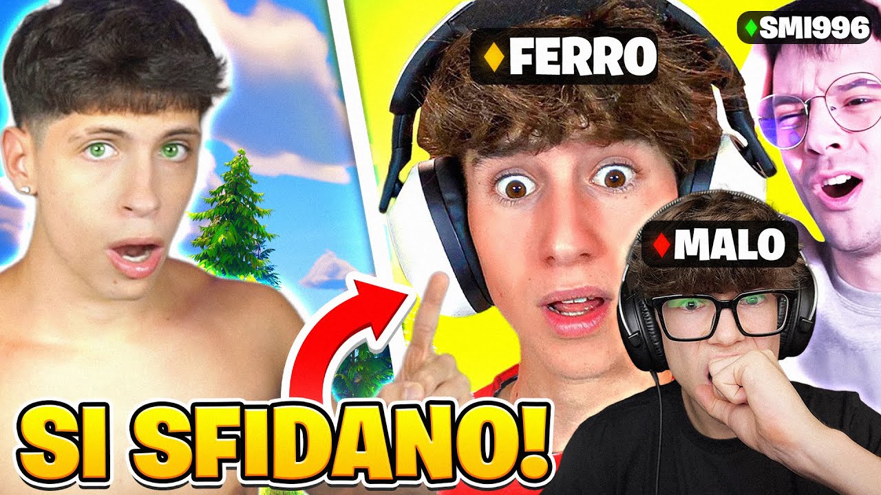 I 3 YOUTUBER CHE HO ALLENATO SI SFIDANO! CHI SARÁ IL PIÙ FORTE? @Smi_ii @Ferro@22malo_
