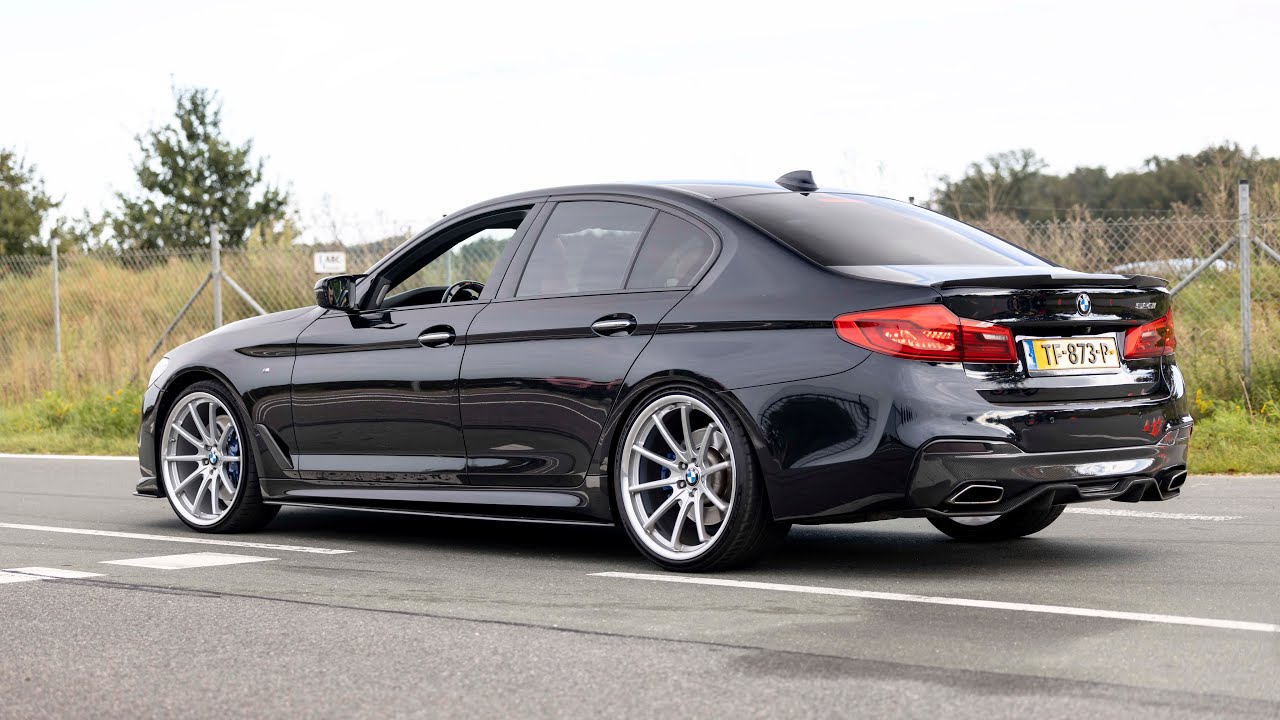 420HP Stage 2 BMW 540i with Custom Exhaust - LOUD Accelerations & Burnouts !