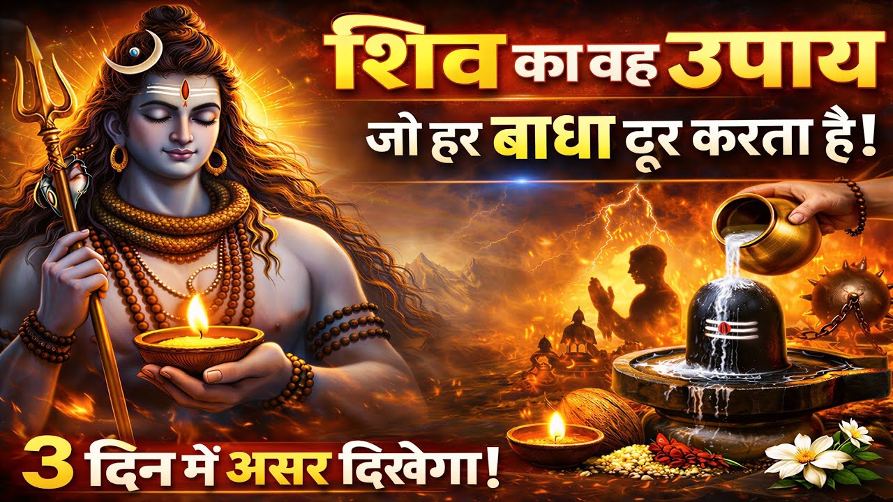 🔴 “शिव का वह उपाय जो हर बाधा दूर करता है | 3 दिन में असर दिखेगा”