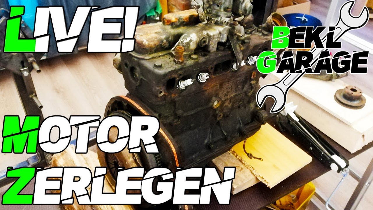 OHV Motor LIVE im Wohnzimmer zerlegen | OPEL Kadett B