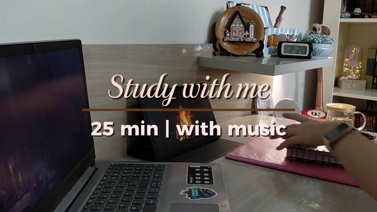 STUDY WITH ME | ESTUDE COMIGO | 25 MIN | WITH CLASSICAL MUSIC | COM MÚSICA CLÁSSICA 🎼🍂🎻🕯️📜🕰️