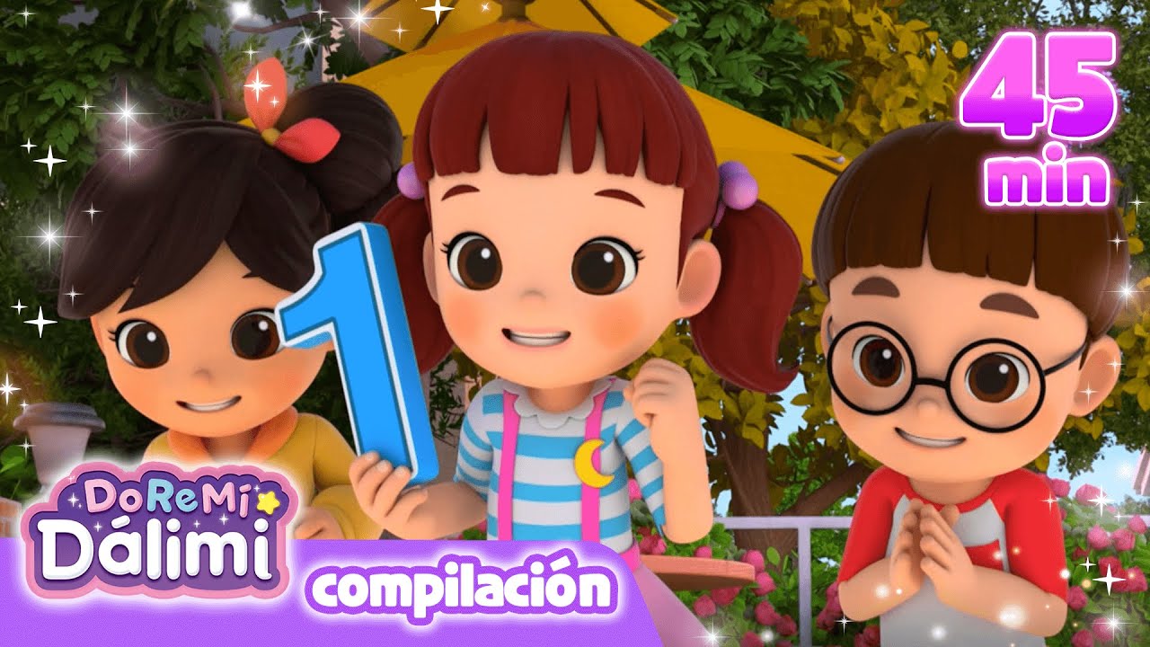 Juego de Números🎹Dibujos Animados🎶Canciones infantiles❤DoReMi Dálimi✨Canción🌜