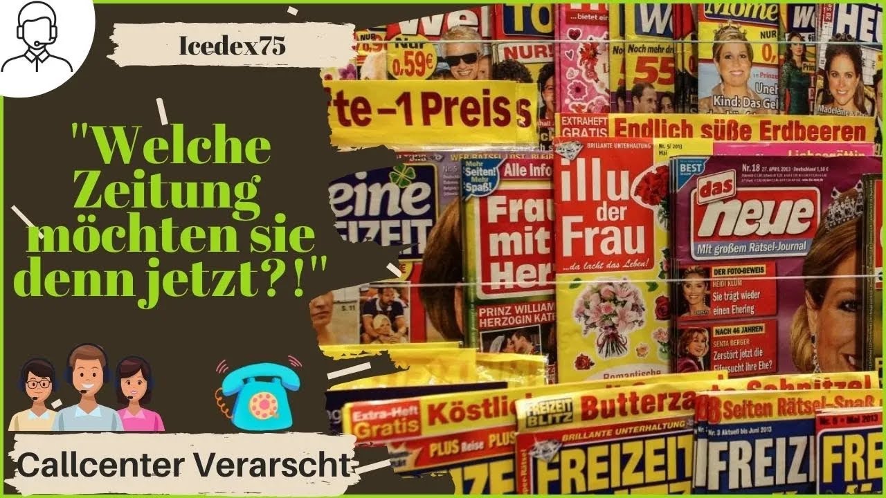 Zeitung ständig wechseln | ☎️ Abo Betrug | Callcenter Verarsche |
