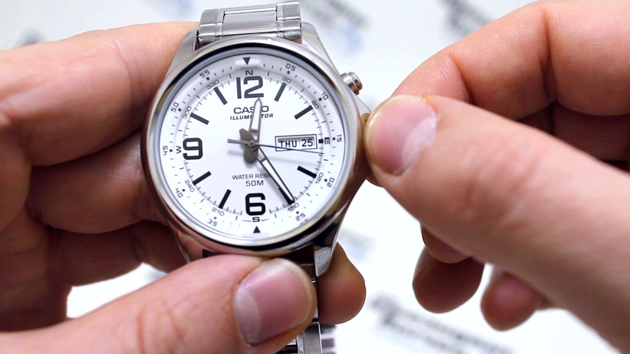 Часы Casio MTP-E201D-7B [MTP-E201D-7BVEF] - видео обзор от PresidentWatches.Ru