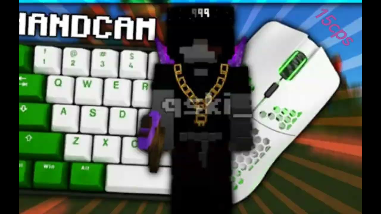 The hive bedwars keyboard~mause asmr 