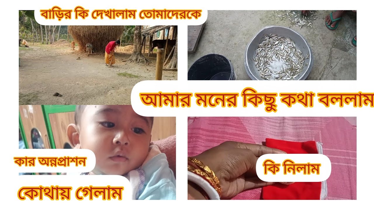 ।।। আমার বাড়ির কি জিনিস তোমাদেরকে দেখালাম ? কার অন্নপ্রাশন গেলাম ? ।।।