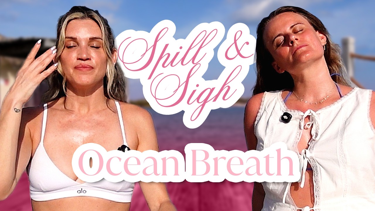 Успокойте тревогу за 2 минуты 🌊 Океаническое дыхание для снятия стресса | Spill & Sigh