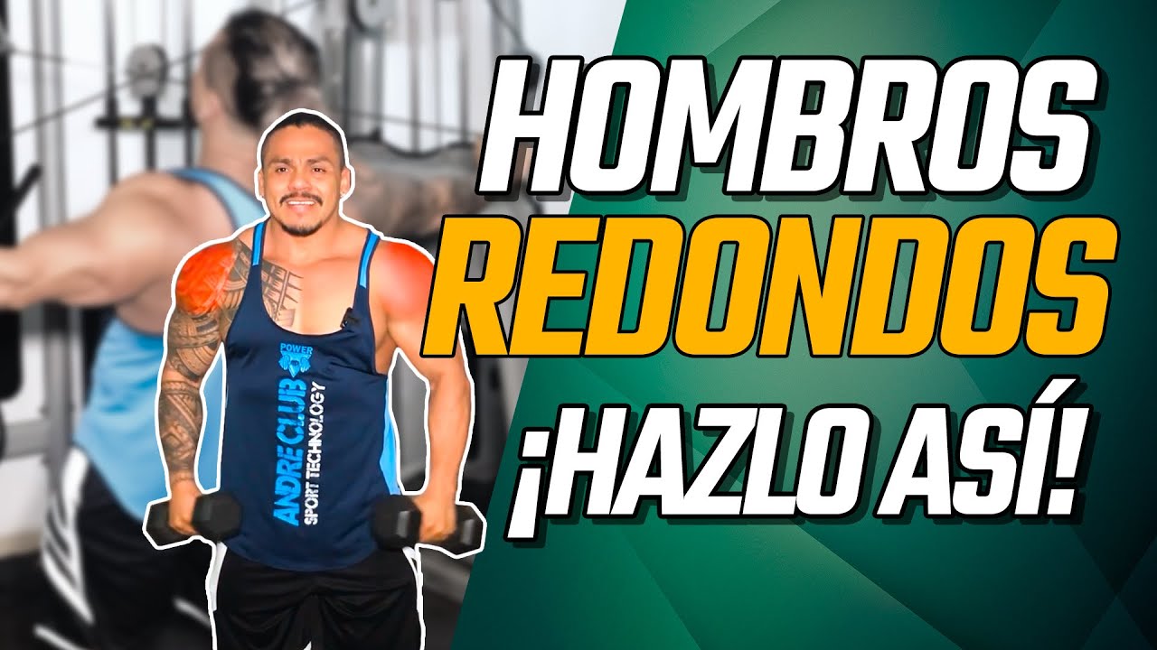 4 EJERCICIOS PARA HOMBROS REDONDOS | ¡Tienes que hacerlos! 🔥 - Frank Serapión.
