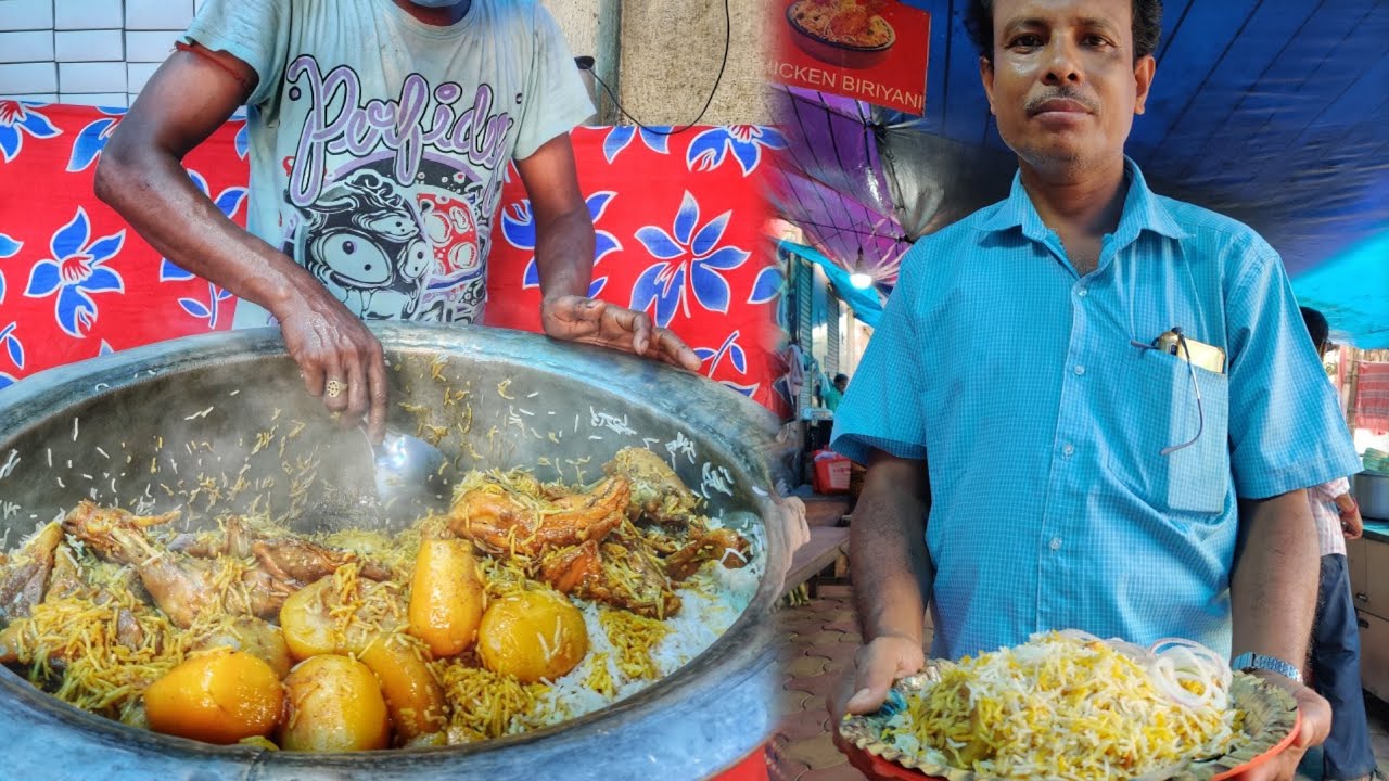 500 Plates of Biryani are Sold Daily | Famous Kolkata Street Biryani | Indian Street Food