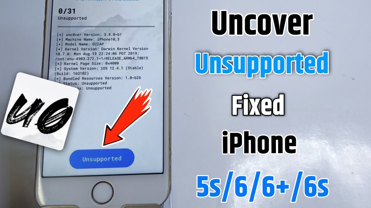 How To FIX unc0ver UNSUPPORTED error [100% SUCCESS] [Uncover Jailbreak iOS 11- 14.3]