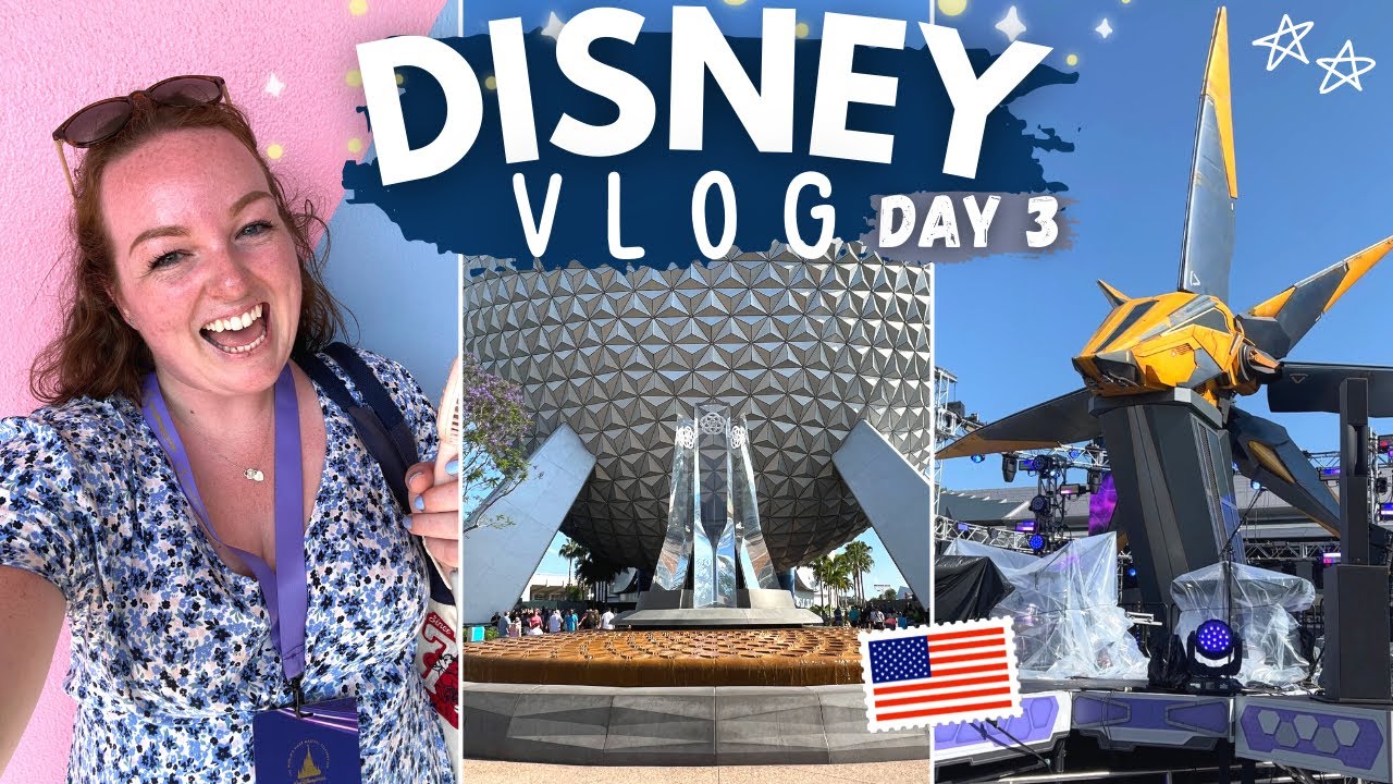 WALT DISNEY WORLD! 🌐 DAY 3 • EPCOT, Guardians Of The Galaxy Cosmic Rewind + Flower & Garden Festival