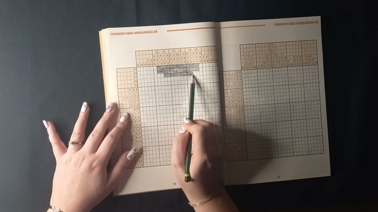 ASMR Türkçe Sakızlı Kare Karalamaca #türkçeasmr #sakız