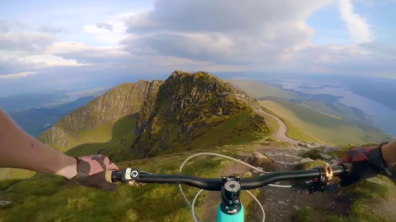 Ben Lomond - mtb - Scotland - GoPro karma grip
