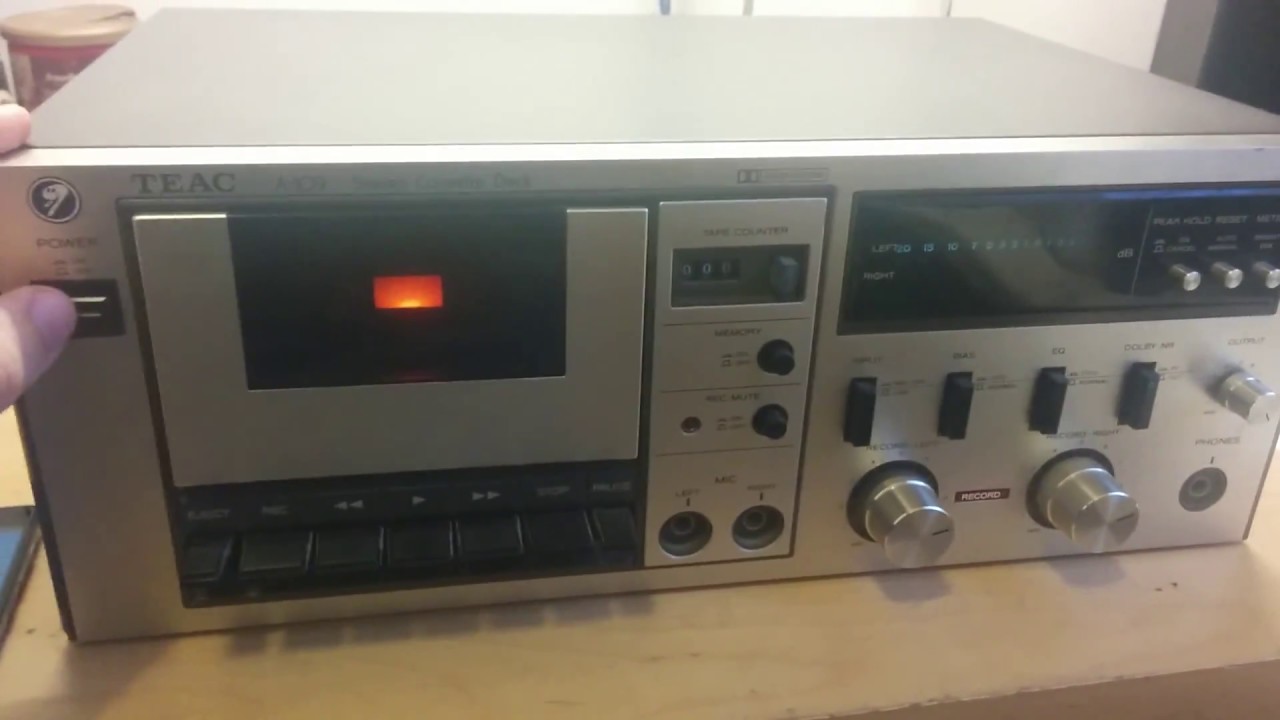 Piastra a cassette Teac A-109 - prova e dimostrazione