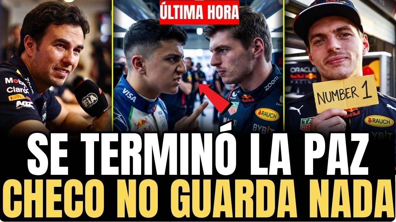 ¡CHECO CONFIESA TODO sobre REDBULL! El COMPAÑERO de Verstappen está CONDENADO a SOBREVIVIR