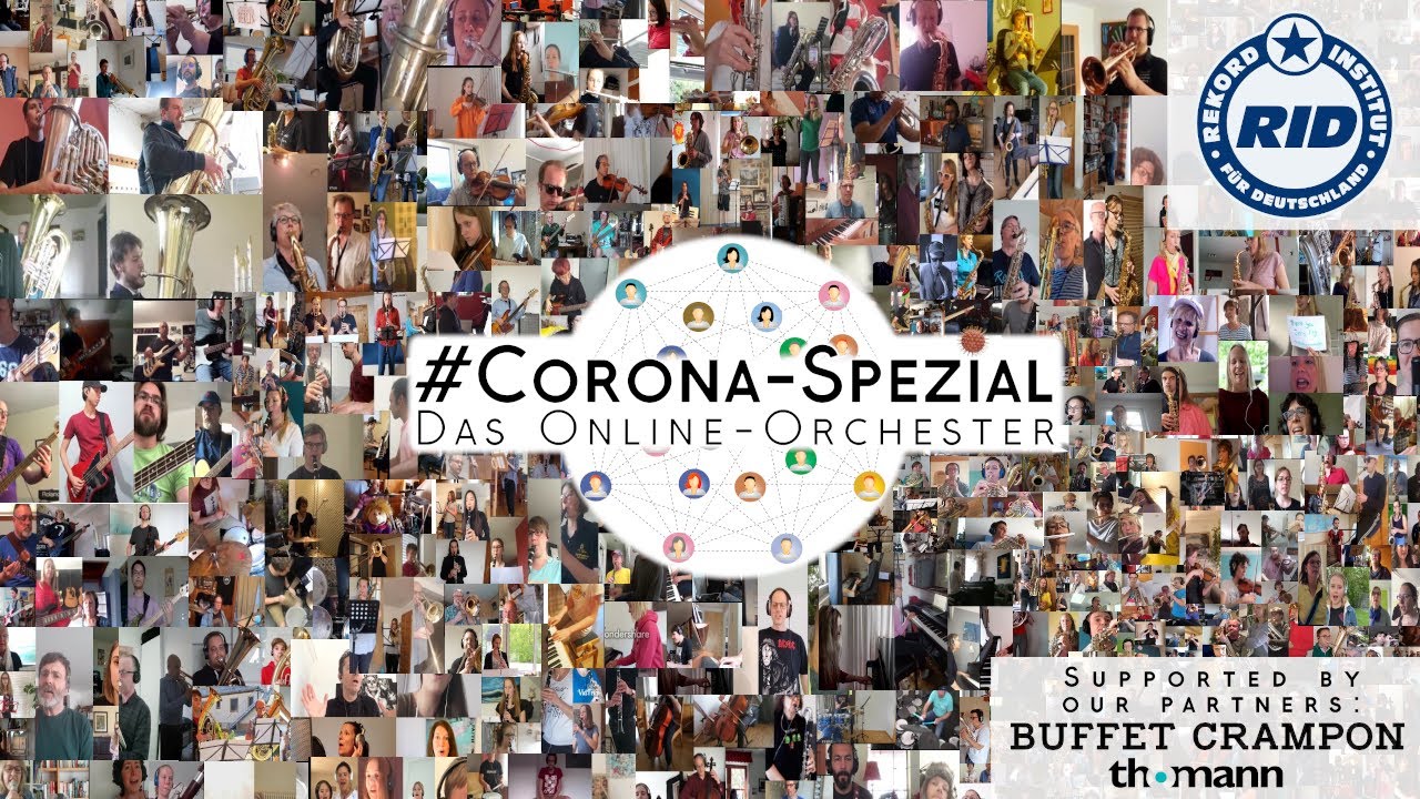 Rock you like a hurricane |  Corona-Spezial Online-Orchester | WORLD&rsquo;S LARGEST ONLINE-ORCHESTRA